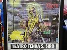 IRON MAIDEN KILLERS MANIFESTO POSTER ORIGINALE TOUR 1981 TEATRO TENDA S. SIRO MI