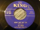 ROY BROWN Money Can't Buy Love / Grandpa Stole My Baby Jump Blues Rock 45 VG++