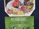 CARDBOARD RECORDS X 2 - MY FAIR LADY MUSIC CARDS - REDFERN