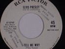 ELVIS PRESLEY: Tell Me Why / Blue River USA DJ PROMO RCA 47-8740 NM-