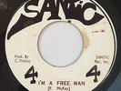 FREDIE MCKAY - I'M A FREE MAN - SANTIC ( ROOTS REGGAE 7 )