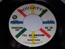 PEGGY KING Up Up Up/ I'll Be Around PROMO 45 Roulette R-4327 (1958) Popcorn Soul