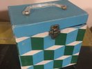 Psychedelic Platter Pak Record Case Holder STUFFED WITH 50 JAMES BROWN 45s funk