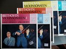OISTRAKH / OBORIN: Beethoven violin sonatas vol 1-5. Original Philips mono. Mint