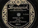 78. BRUNSWICK 1681.  RAY MILLER. BAGDAD / RED HOT MAMA. HOT JAZZ