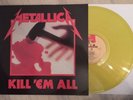 vinyle 33 Tours Metallica Kill Em All Jaune Colored Réédition