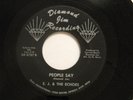 E.J. & The Echoes 45 PEOPLE SAY / PUT A SMILE ON YOUR FACE w.harmony M- soul