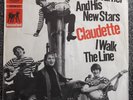 MIKE WARNER AND HIS NEW STARTS - SINGLE - Claudette / I Walk the Line