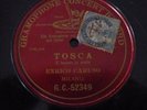 CARUSO / Tosca     / GRAMOPHONE CONCERT RECORD G&T