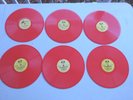 5 Mickey Mouse Club 10 Inch 78 Records, and 1 from Disneyland, Orange Vinyl