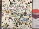 Led Zeppelin III 3 PLUM RED ROTATING WHEEL COMPLETE UK LP