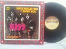 KISS I WAS MADE FOR LOVIN YOU GERMAN COLLECTORS EDITION 12 INCH VINYL MAXI  1979