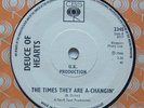 1960s DEUCE OF HEARTS The Times They Are A-Changin' (DYLAN)/DEMO CBS 2345 (EX+)