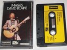 David Bowie Images UK Yellow Paper Label Tape Dbl Cassette Excellent KDPC2 8027