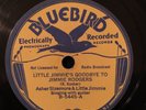 Bluebird 5445 Asher Sizemore & Little Jimmie GOODBYE TO JIMMIE RODGERS  78 rpm