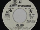 Rock 45 - Kinks - King Kong/Waterloo Sunset - Reprise - VG++ mp3