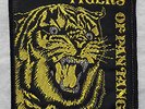 TYGERS OF PAN TANG rare Original Vintage Patch AUFNÄHER with Glitter Metal Kutte