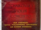 DLP 1190 TCHAIKOVSKY VIOLIN CONCERTO IDA HAENDEL GOOSENS RPO HMV 10 