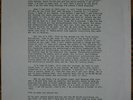 GG ALLIN SIGNED MISSION STATEMENT *Autographed by GG in 1991* antiseen hank3 g g