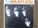 Vintage MEET The BEATLES record 78 ALBUM Brown letters 1964 Mono LP T2047 RIAA 2