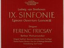 FERENC FRICSAY BEETHOVEN SYMPHONY NO.9 DGG RED STEREO 2LP SLPM 138002/003 NM