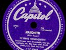 LENNIE TRISTANO SEXTETTE Marionette / Sax of a Kind   78rpm    Modern-Jazz X3144