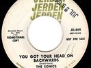 1966 NORTHWEST GARAGE 45 - THE SONICS - YOU GOT YOUR HEAD ON BACKWARDS - HEAR