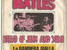 THE BEATLES 1.a Bandiera Gialla “Ballad of John and Yoko” ITALY 7” QMSP 16456