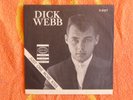DICK WEBB Just One More Kiss 45 rpm PROMO PICTURE SLEEVE ONLY Epic 1960 TEEN POP
