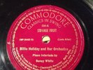 Commodore 78 RPM Billie Holiday 526 Strange Fruit V++