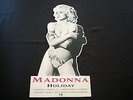 1991 MADONNA - rare UK promo display standee for third release of Holiday single