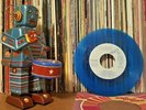 Elvis - Paralyzed / Little Sister BLUE COLORED PROMO 7