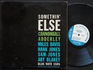 CANNONBALL ADDERLEY Somethin' Else LP BLUE NOTE 1595 EAR MONO W.63rd Miles Davis