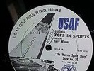 The Warren Spahn Story b/w Chuck Connors Radio Promo USAF Tops In Sports WISMER
