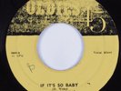 Doo Wop R&B 45 ROBBINS If It's So Baby OLDIES VG+ jamaica HEAR