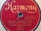 78 RPM Harmony 1388-H  Lloyd Keating Music  You Try Somebody Else  1931