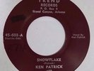 Ken Patrick with Chet Tant - Snowflake b/w Do You Love Me Orig 1956 Trend 45 VG