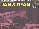 JAN & DEAN--PICTURE SLEEVE + 45--(dead man's curve)--ps--pic--slv