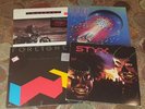 4 Vinyl Record albums Loverboy Styx Journey Foreigner 80s Rock