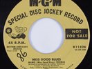 R&B/Blues 45 MAMIE THOMAS Miss Good Blues MGM HEAR