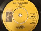 J.J Barnes Baby, Please Come Back Home Original Uk 45' 1969