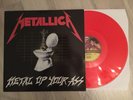 vinyle 33 Tours Metallica Live 82 Metal Up Your Ass Colored Red Rouge
