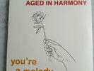 AGED IN HARMONY - You're A Melody New 3 x 7