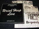URIAH HEEP Live January 1973 / UK DLP 1973 BRONZE ISLAND ISLD1