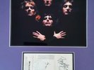 Queen signed cassette album sleeve