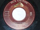 ELVIS PRESLEY PURPLE LABEL RCA 45 RECORD EPA 5088 Don't I beg of you Hard headed