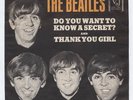 BEATLES 45 + Pic Sleeve Do You Want To Know a Secret Thank You Girl VJ 587 HEAR