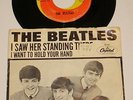 Beatles I Want To Hold Your Hand 45 W/ picture sleeve .77 STICKER 5112 DUTCHESS