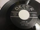 1958 RARE ROCKABILLY 45 BUDDY HOLLY on CANADA DECCA ''LOVE ME''