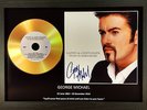 GEORGE MICHAEL-'LADIES AND GENTLEMEN'- SIGNED GOLD PRESENTATION DISC